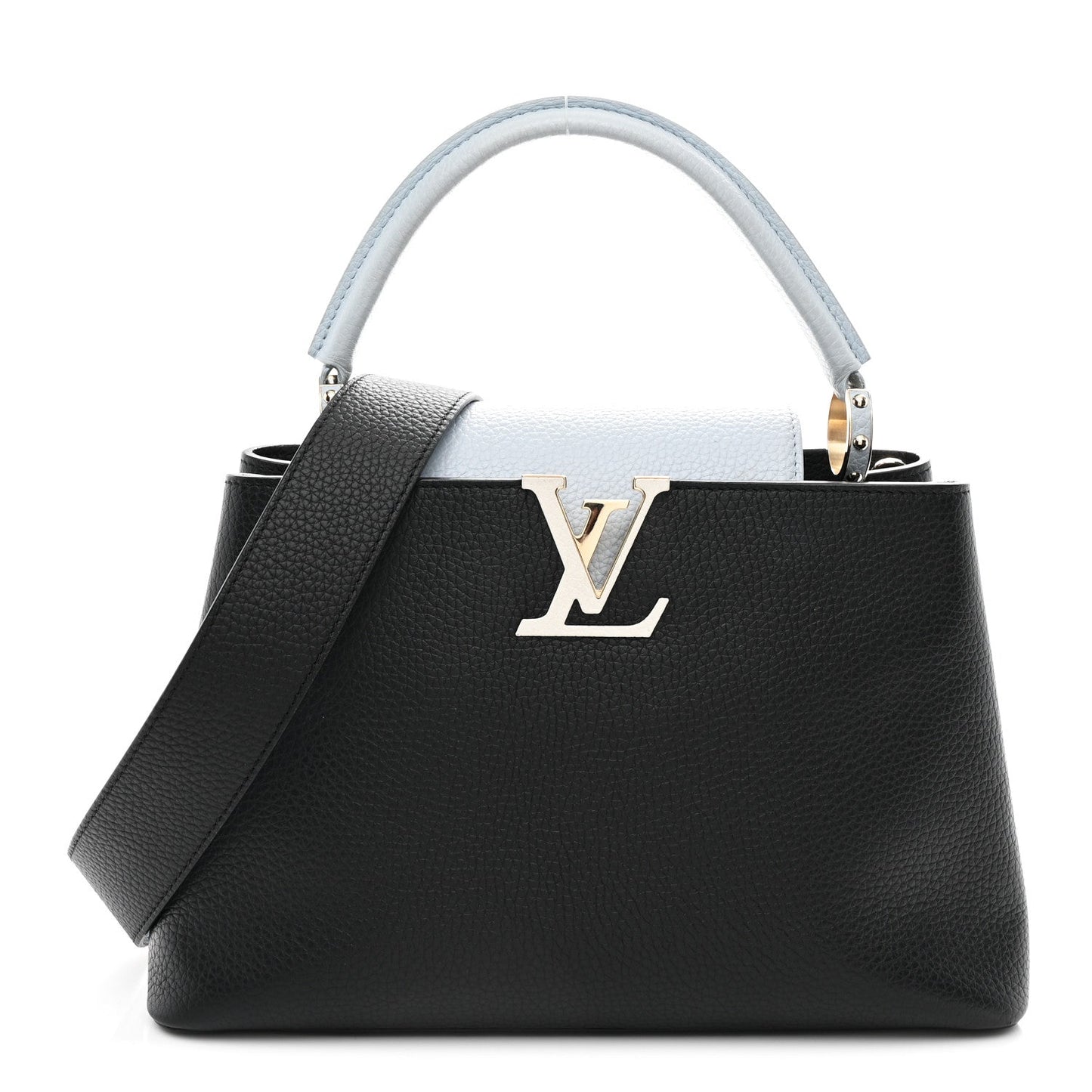 Taurillon Capucines MM Black Blue White